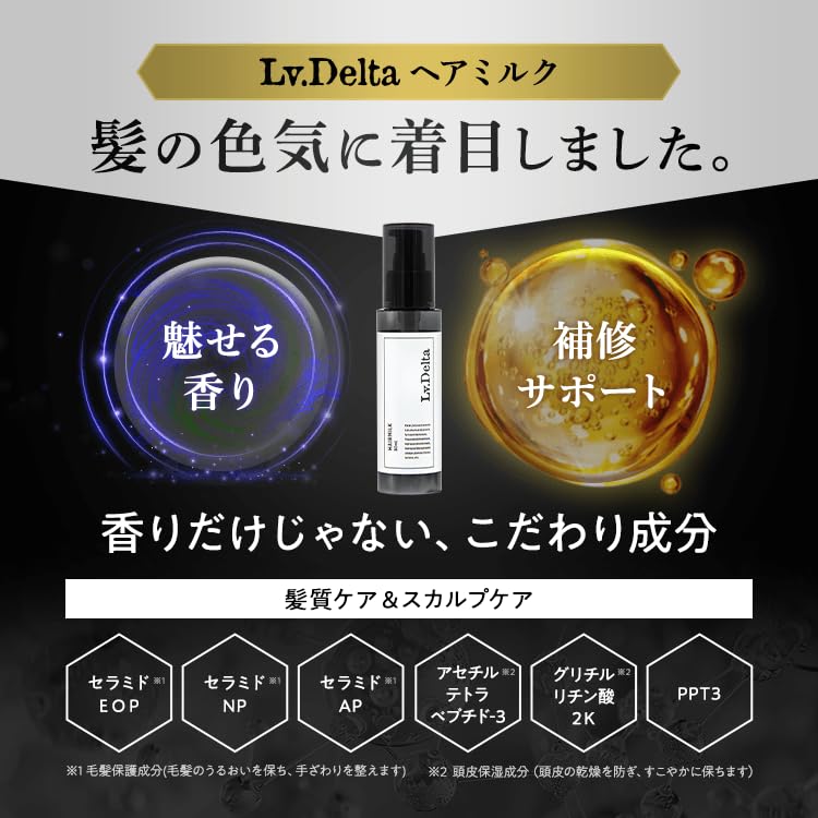 Amazon | レベルデルタ LvDelta メンズ香水 ヘアミルク シャンプー